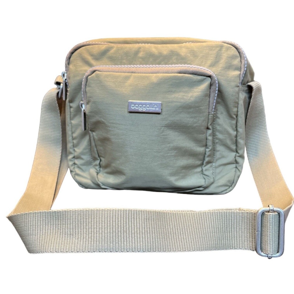 Baggallini Crossbody Purse Bag Small Nylon Adjustable Strap Travel Purse Light
